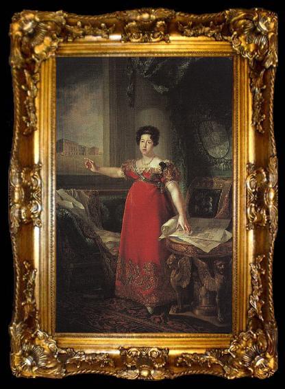 framed  Bernardo Lopez Isabella of Braganza, ta009-2